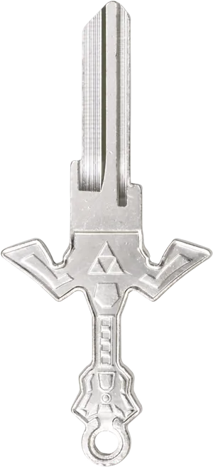 Unique Sword Shaped Key PNG image