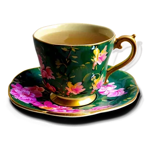 Unique Tea Cup Shape PNG 05252024