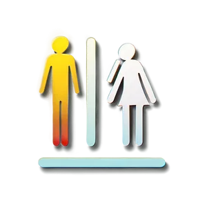 Unisex Bathroom Sign Png 27 PNG image