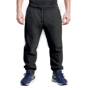 Unisex Black Sweatpants Png Fbd77 PNG image