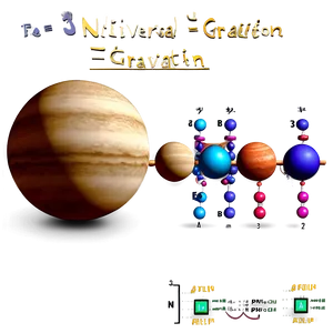 Universal Gravitation Equation PNG Bbb PNG