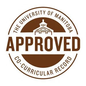 Universityof Manitoba Approved Stamp PNG image