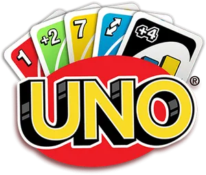 Uno Game Logoand Cards PNG image