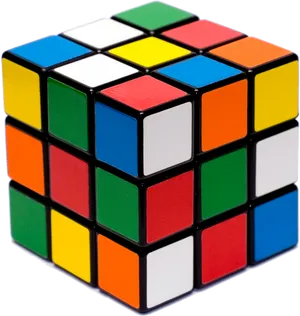 Unsolved Rubiks Cube PNG image