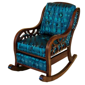 Upholstered Rocking Chair Png 68 PNG image