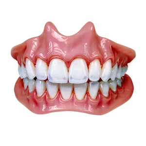 Upper Dentures Design Png 06272024 PNG image