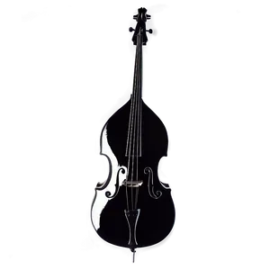 Upright Bass Silhouette Png 78 PNG image