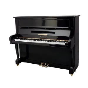 Upright Piano In Glossy Black Finish PNG 77 PNG