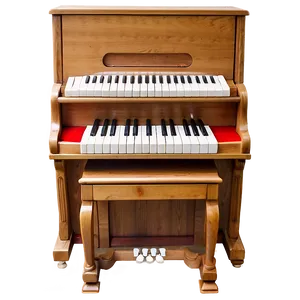 Upright Piano In Natural Light Oak PNG Njh1 PNG