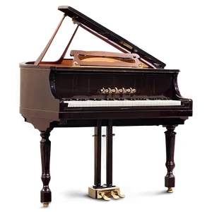 Upright Piano In Victorian Style PNG Yej