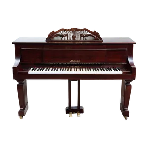 Upright Piano With Adjustable Music Desk PNG 06272024 PNG