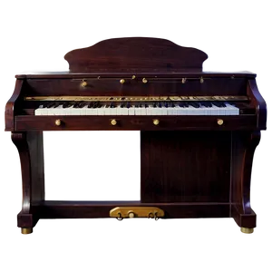 Upright Piano With Adjustable Music Desk PNG 53 PNG