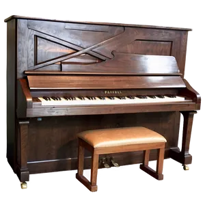 Upright Piano With Integrated Music Player PNG 69 PNG