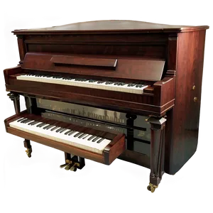 Upright Piano With Integrated Music Player PNG Dqq14 PNG