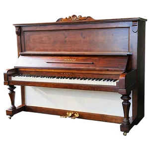 Upright Piano With Led Lights PNG Kcu