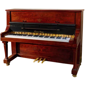 Upright Piano With Velvet Cover PNG 68 PNG