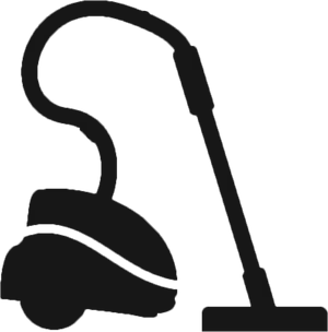 Upright Vacuum Cleaner Silhouette