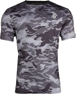 Urban Camo T Shirt Design PNG image