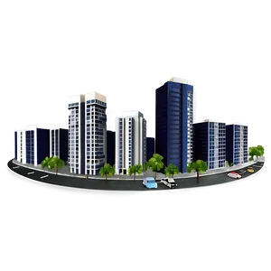 Urban City Land Png 06122024 PNG image