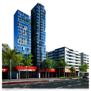Urban City Street PNG Fxc