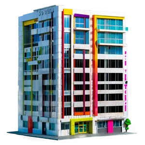 Urban Commercial Building PNG 42