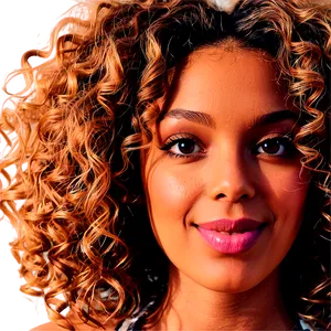 Urban Curly Hair Look PNG 05242024 PNG