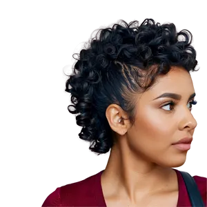 Urban Curly Hair Look PNG 88 PNG