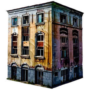 Urban Decay Building PNG 06212024