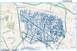 Urban Drainage System Map PNG image