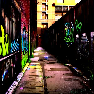 Urban Graffiti Alleyway Png 74 PNG image