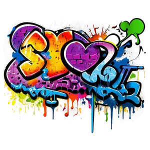 Urban Graffiti PNG 05032024