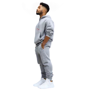 Urban Grey Sweatpants PNG 06282024