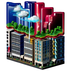 Urban Heat Island Effect Study PNG Gbn