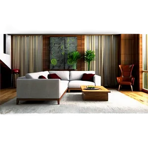 Urban Living Room Atmosphere Png Bol53 PNG image