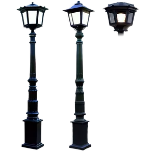 Urban Metal Light Post Png Grc PNG image