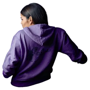 Urban Purple Hoodie Drawing Png Fqo PNG image