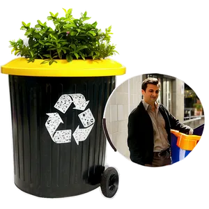 Urban Recycle Bin PNG 22
