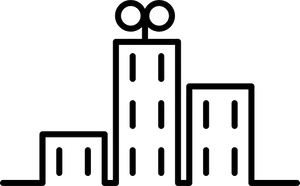 Urban Skyline Icon PNG