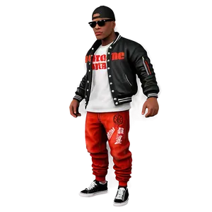 Urban Thug Outfit Png 06252024 PNG image