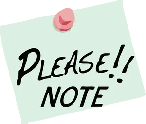 Urgent Reminder Sticky Note PNG image