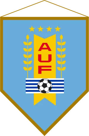 Uruguayan Football Association Pennant PNG image