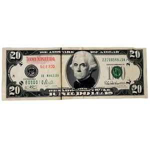 Us 20 Dollar Bill Backside Png 06132024 PNG image