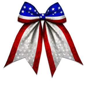 Usa Flag Cheer Bow PNG 06212024 PNG