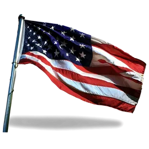 Usa Flag On Pole PNG 19 PNG