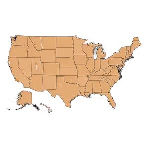 Usa Map Outline PNG Xli4
