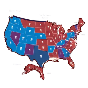 Usa Map With Capitals PNG 05252024 PNG