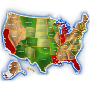 Usa Map With Highways PNG Qig PNG