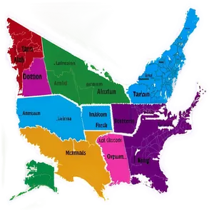 Usa Map With Major Cities PNG Sid87 PNG