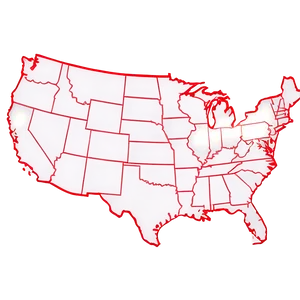 Usa Outline For Educational Use PNG Sjr51
