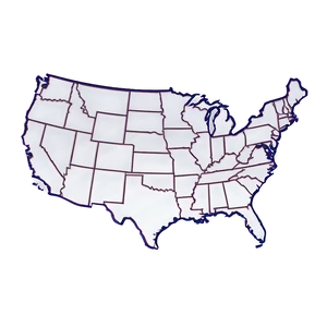 Usa Outline Map Png 06282024 PNG image